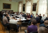 10 октября в Издательском Совете состоялся круглый стол для руководителей отделов распространения православных издательств, а также руководителей епархиальных центров книгораспространения