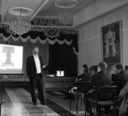 Встреча студентов Ташкентской семинарии с фотографом Вячеславом Лагуткиным 