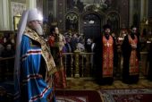 В Екатерининском кафедральном соборе г. Краснодара встретили мощи святителя Тихона, патриарха Московского и всея Руси