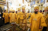 Всенощное бдение в Свято-Духовом кафедральном соборе города Минска 