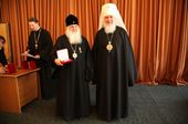 Митрополит Викентий награжден  медалью первопечатника диакона Иоанна Федорова I степени